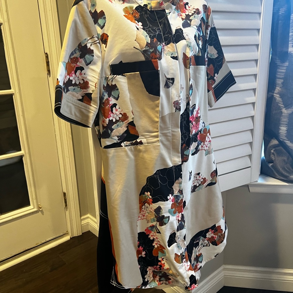 Phillip Lim Target Short Sleeve Zip Dress